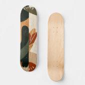 Skateboard biologique Terre - Conception minimalis (Recto)