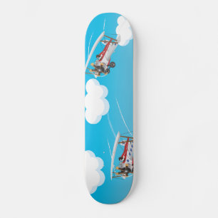 Skateboard biplans