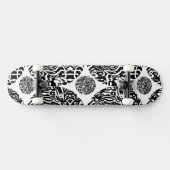 Skateboard "Bird Creature" B&W Abstrait (Horz)