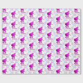 Skateboard Birthday Gift Wrapping Paper Cadeaupapier (Vlak)