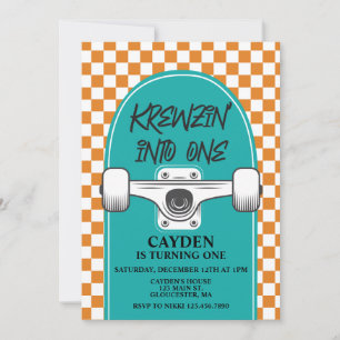 Skateboard Birthday Kaart