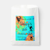 Skateboard Birthday Party Bedankt Bedankzakje (Voorkant)