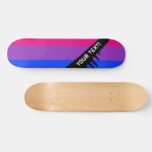 Skateboard Bisexual pride (Horz)