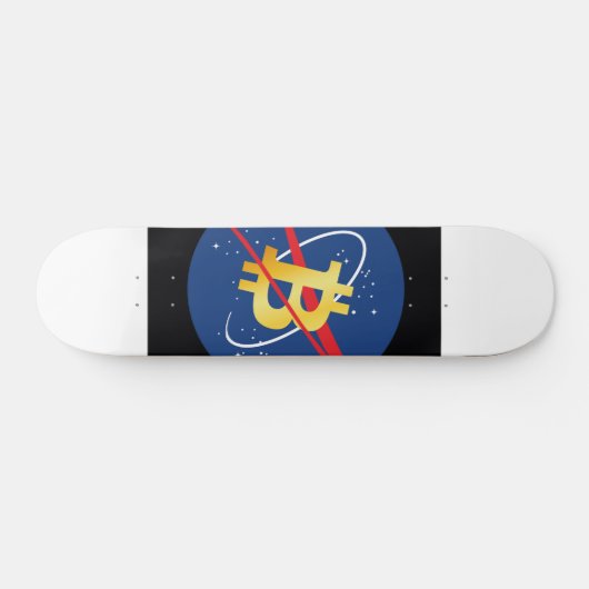 Skateboard #Bitcoin 2 Moon Skate (Horz)