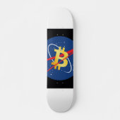 Skateboard #Bitcoin 2 Moon Skate (Devant)
