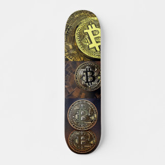 Skateboard Bitcoin Art Design sur Skate