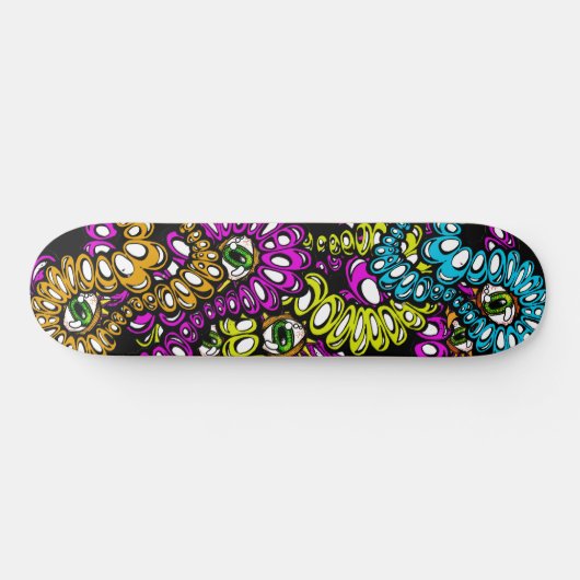 Skateboard Bizarre Eyeball drôle Wild Crazy fou fou fou graph (Horz)