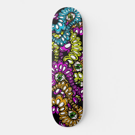 Skateboard Bizarre Eyeball drôle Wild Crazy fou fou fou graph (Recto)