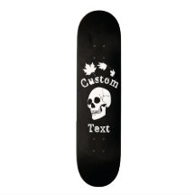 Skateboard Black Background