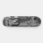 Skateboard Black Country Guitar (Horizontaal)