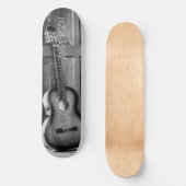 Skateboard Black Country Guitare  (Recto)
