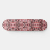 Skateboard Black Gray Pink White Modern Geometric Abstract (Horz)