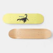Skateboard Black hungry scorpion (Horz)