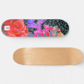 SKATEBOARD BLACK LACE BUTTERFLY ET ROSE (Horz)