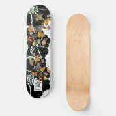SKATEBOARD BLACK LACE EN BUTTERFLIES KANJI LOOF (Voorkant)