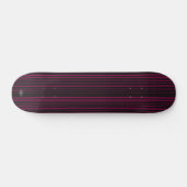 Skateboard Black met roze lijnen HAMbWG (Horizontaal)