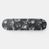 Skateboard Black Skeleton Skuls Halloween (Horz)