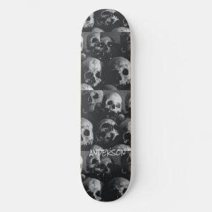 Skateboard Black Skeleton Skuls Halloween