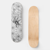 Skateboard Black Spider - Blanc (Recto)