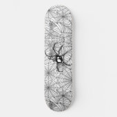 Skateboard Black Spider - Blanc (Recto)