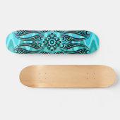 Skateboard Black Tattoo sinus ocean (Horz)