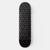 Skateboard Black Triangle UFO Pattern Modern Abstract (Recto)