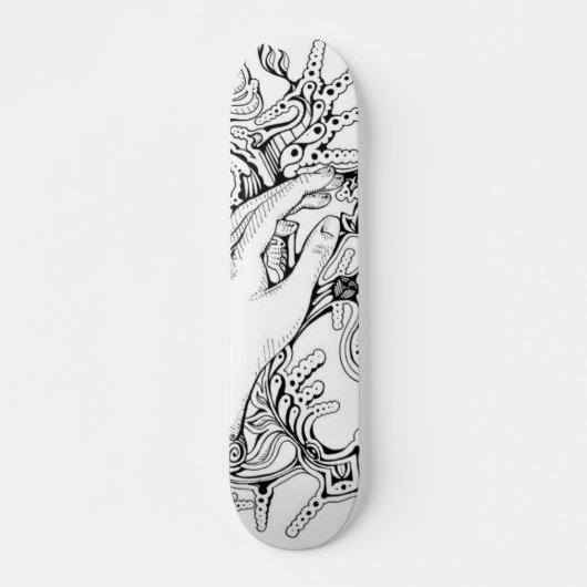 Skateboard black&White (Devant)