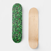 Skateboard Blackberry en vert (Recto)