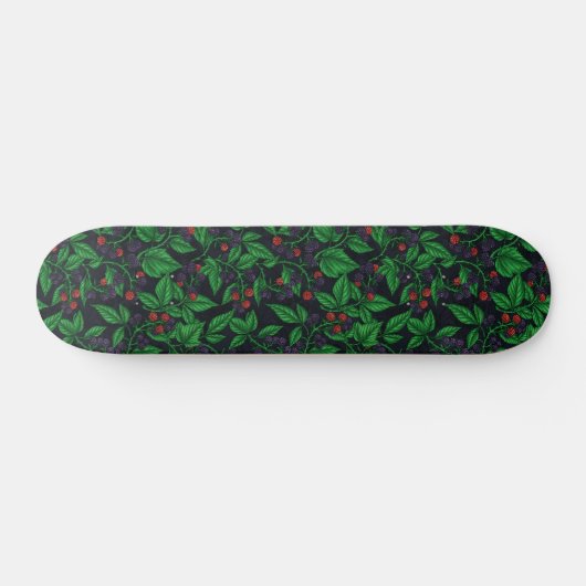 Skateboard Blackberry sur gris foncé (Horz)
