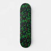 Skateboard Blackberry sur gris foncé (Devant)