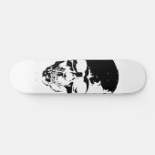 Skateboard Blanc de crâne (Horz)