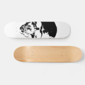 Skateboard Blanc de crâne (Horz)