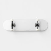 Skateboard Blanc solide (Horz)