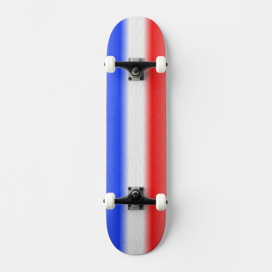Skateboard Blancs rouges et bleus de l'American Flag (Recto)
