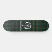 Skateboard Blason de Clan Cockburn et Tartan (Horz)