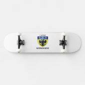 Skateboard - blason de L'Aigle - Normandie (Horz)