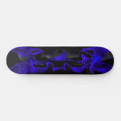 Skateboard Blauwe Gloed (Horizontaal)