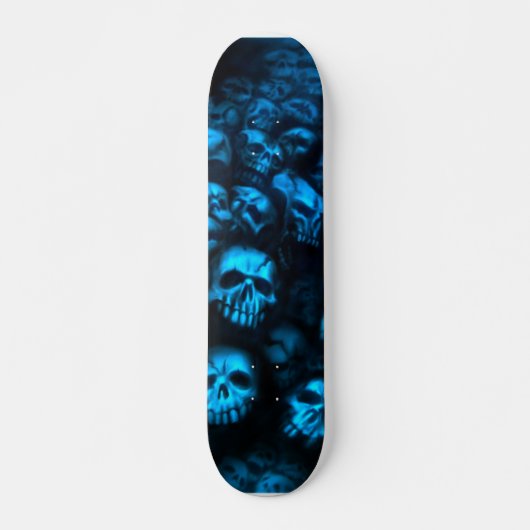 Skateboard bleu (Devant)