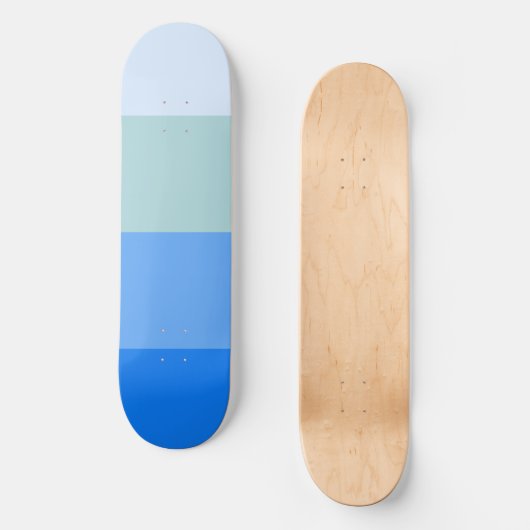 Skateboard Bleu (Recto)