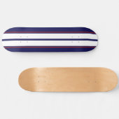 Skateboard Bleu, blanc et rouge Classy (Horz)
