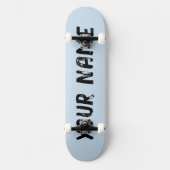 Skateboard Bleu ciel pastel esthétique (Recto)