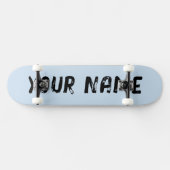 Skateboard Bleu ciel pastel esthétique (Horz)