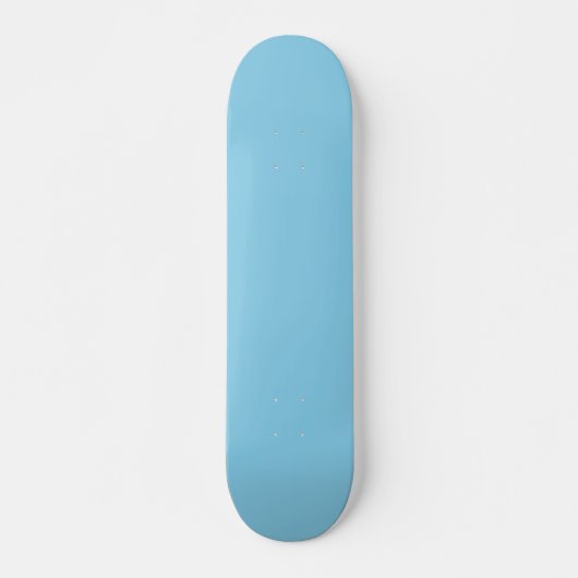 Skateboard Bleu Ciel Uni (Devant)