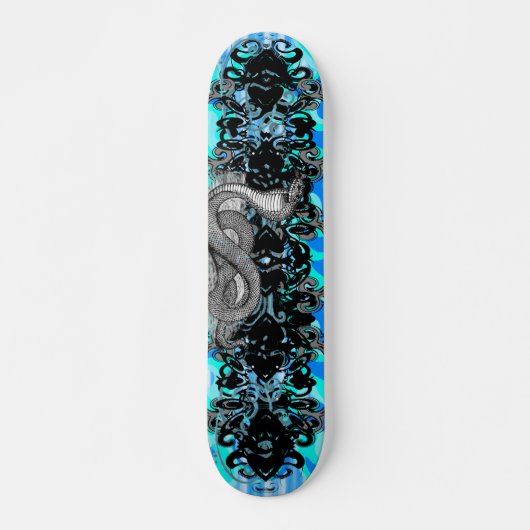 Skateboard Bleu Cobra (Devant)