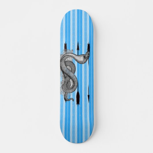 Skateboard Bleu Cobra (Devant)
