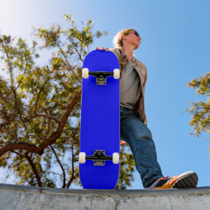 Skateboard Bleu (couleur solide)