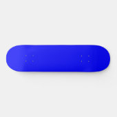 Skateboard Bleu (couleur solide) (Horz)
