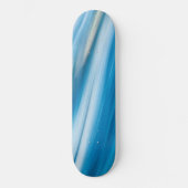 Skateboard Bleu de mer Abstrait (Recto)