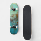 Skateboard Bleu deja (Recto)