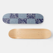 Skateboard Bleu Denim Bandana Skate (Horz)